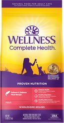 Wellness Complete Health Salmon Adult Dry Cat Food, 5-lb bag