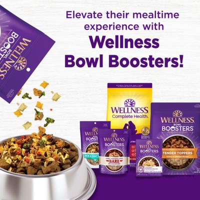 Show full view: Wellness Complete Health Senior Deboned Chicken & Barley Recipe Dry Dog Food, 30-lb bag slide 6 of 11