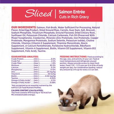 Show full view: Wellness Complete Health Sliced Salmon Entree Grain-Free Canned Cat Food, 5.5-oz, case of 24 slide 9 of 11