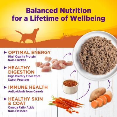 Show full view: Wellness Complete Health Turkey & Sweet Potato Formula Canned Dog Food, 12.5-oz, case of 12 slide 5 of 11