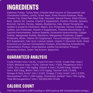 Wellness CORE Adult Grain-Free High-Protein Natural Turkey & Chicken Dry Dog Food, 26-lb bag