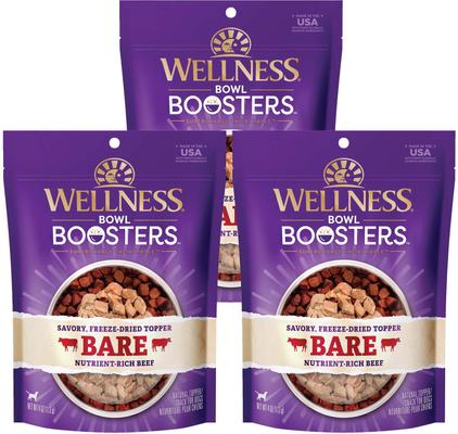 Show full view: Wellness CORE Bowl Boosters Bare Beef Freeze-Dried Dog Food Mixer or Topper, 12-oz bundle slide 1 of 10