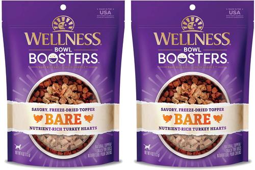 Show full view: Wellness CORE Bowl Boosters Bare Turkey Freeze-Dried Dog Food Mixer or Topper, 8-oz bundle slide 1 of 10