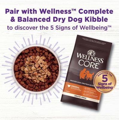 Show full view: Wellness CORE Bowl Boosters Bare Turkey Freeze-Dried Dog Food Mixer or Topper, 4-oz bag slide 5 of 9