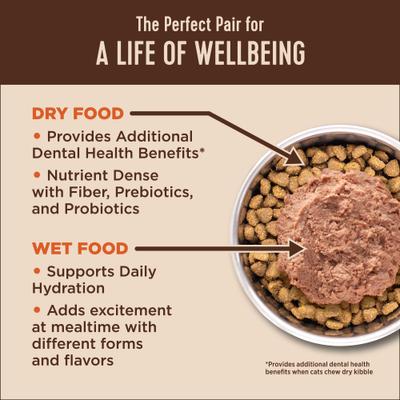 Show full view: Wellness CORE+ Digestive Health Chicken & Turkey Pate Variety Pack Grain-Free Natural Wet Cat Food, 3-oz can, case of 12 slide 6 of 11