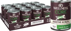 Wellness CORE Digestive Health Lamb Recipe Grain-Free Wet Dog Food, 13-oz can, case of 12