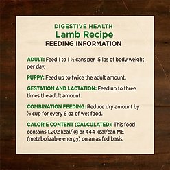 Wellness CORE Digestive Health Lamb Recipe Grain-Free Wet Dog Food, 13-oz can, case of 12 slide 2 of 9