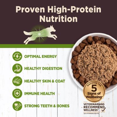 Show full view: Wellness CORE Digestive Health Lamb Recipe Grain-Free Wet Dog Food, 13-oz can, case of 12 slide 4 of 13