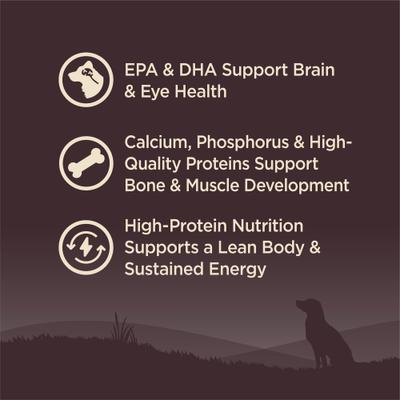 Show full view: Wellness CORE Grain-Free Large Breed Puppy Deboned Chicken Recipe Dry Dog Food, 24-lb bag slide 3 of 12