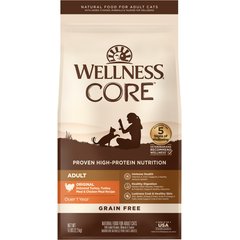 Wellness CORE Grain-Free Original Formula Natural Dry Cat Food, 5-lb bag