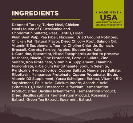 Show full view: Wellness CORE Grain-Free Small Breed Healthy Weight Deboned Turkey Recipe Dry Dog Food, 4-lb bag slide 7 of 12