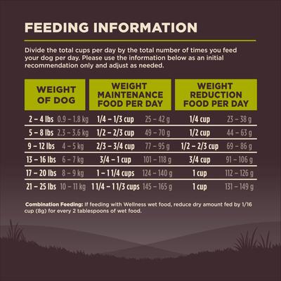 Show full view: Wellness CORE Grain-Free Small Breed Healthy Weight Deboned Turkey Recipe Dry Dog Food, 4-lb bag slide 9 of 12