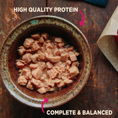 Show full view: Wellness CORE Grain-Free Small Breed Mini Meals Chunky Chicken & Chicken Liver in Gravy Dog Food Pouches, 3-oz, case of 12 slide 3 of 12