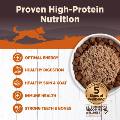 Show full view: Wellness CORE Grain-Free Turkey, Chicken Liver & Turkey Liver Formula Canned Dog Food, 12.5-oz, case of 12 slide 4 of 11