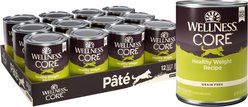 Wellness CORE Grain-Free Weight Management Formula Canned Dog Food, 12.5-oz, case of 12