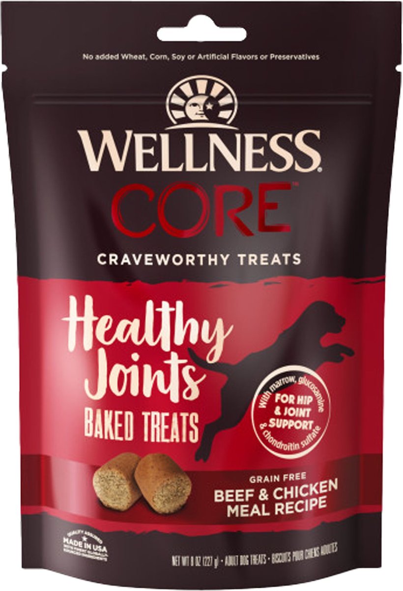 Wellness CORE Healthy Joints Beef Grain-Free Crunchy Dog Treats