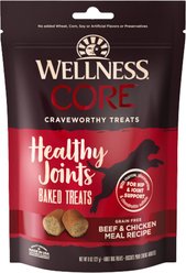Wellness CORE Healthy Joints Beef & Chicken Grain-Free Dog Treats, 8-oz bag
