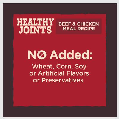 Show full view: Wellness CORE Healthy Joints Beef & Chicken Grain-Free Dog Treats, 8-oz bag slide 6 of 10