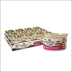Wellness CORE Natural Chicken Turkey & Chicken Liver Pate + Turkey & Duck Pate Canned Cat Food slide 2 of 9