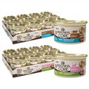 Wellness CORE Natural Grain-Free Turkey & Chicken Liver Pate Canned Kitten Food, 3-oz, case of 12 + Wellness CORE Grain-Free Salmon, Whitefish & Herring Pate Canned Kitten & Cat Food, 3-oz, case of 12