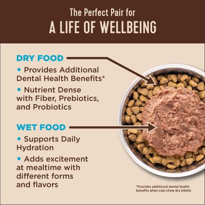 Show full view: Wellness CORE Natural Grain-Free Turkey & Chicken Liver Pate Canned Kitten Food, 3-oz, case of 12 + Wellness CORE Grain-Free Salmon, Whitefish & Herring Pate Canned Kitten & Cat Food, 3-oz, case of 12 slide 8 of 10