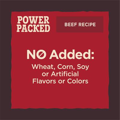Show full view: Wellness CORE Power Packed Beef Grain-Free Jerky Dog Treats, 4-oz bag, bundle of 2 slide 7 of 12
