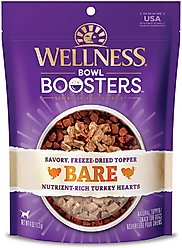 Wellness CORE RawRev Grain-Free Small Breed Original Recipe with Freeze-Dried Turkey Dry Dog Food, 10-lb bag + Wellness CORE Bowl Boosters Bare Turkey Freeze-Dried Dog Food Mixer or Topper, 4-oz bag slide 2 of 9