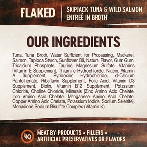 Wellness CORE Signature Selects Flaked Skipjack Tuna & Wild Salmon Entree in Broth Grain-Free Canned Cat Food, 5.3-oz, case of 12