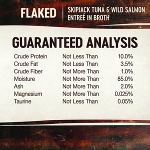 Wellness CORE Signature Selects Flaked Skipjack Tuna & Wild Salmon Entree in Broth Grain-Free Canned Cat Food, 5.3-oz, case of 12