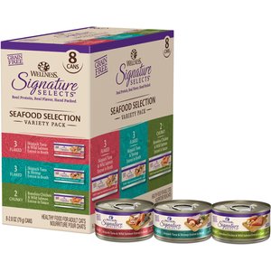 Wellness CORE+ Immune Health Chicken & Turkey Natural Grain-Free Pate Wet Cat Food, 2.8-oz can, case of 12