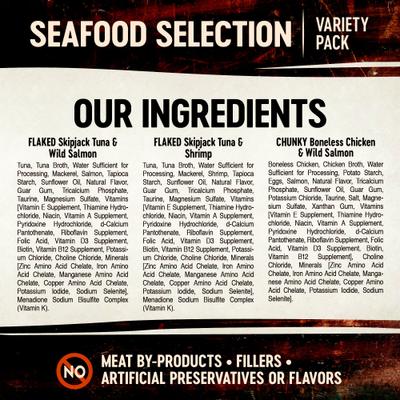 Show full view: Wellness CORE Signature Selects Seafood Selection Variety Pack + Poultry Selection Variety Pack Canned Cat Food slide 3 of 10