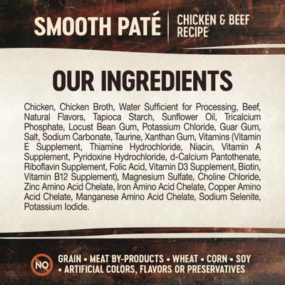 Show full view: Wellness CORE Tiny Tasters Chicken & Beef Pate Grain-Free Cat Food Pouches, 1.75-oz, pack of 12 slide 7 of 11