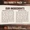 Show in main carousel: Wellness CORE Tiny Tasters Tuna & Salmon, Tuna Pate Sea Variety Pack Grain-Free Cat Food Pouches, 1.75-oz, pack of 12 slide 7 of 11