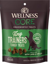 Wellness CORE Tiny Trainers Tender Lamb & Apples Dog Treats, 6-oz bag