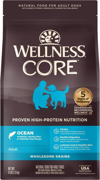 Wellness CORE High Protein Wholesome Grains Ocean Recipe Dry Dog Food