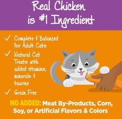 Wellness Lickable Treats Chicken Recipe Natural Cat Treats, 0.4-oz pouch, pack of 6 slide 2 of 8