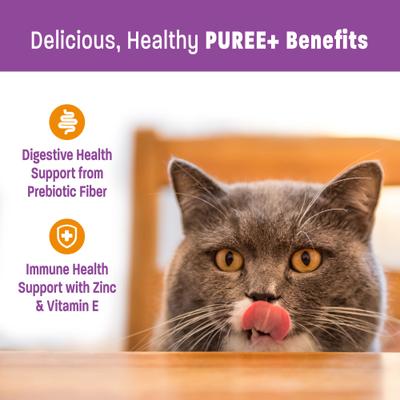 Show full view: Wellness Lickable Treats Chicken Recipe Natural Cat Treats, 0.4-oz pouch, pack of 6 slide 5 of 11