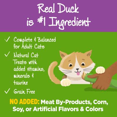 Show full view: Wellness Lickable Treats Duck Recipe Cat Treats, 0.4-oz pouch, pack of 6 slide 4 of 11