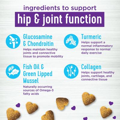 Show full view: Wellness Move Hip & Joint Chicken Flavor Chew Supplements for Dogs, 90 count slide 5 of 10