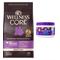 Show in main carousel: Wellness Move Hip & Joint Support Chicken Flavor Chew Supplements + CORE Senior Deboned Turkey Recipe Dry Dog Food slide 1 of 9