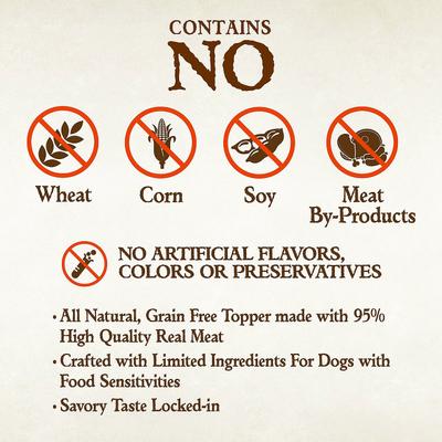 Show full view: Wellness Ninety-Five Percent Beef Grain-Free Canned Dog Food Topper + Ninety-Five Percent Chicken Grain-Free Canned Food Topper slide 9 of 10