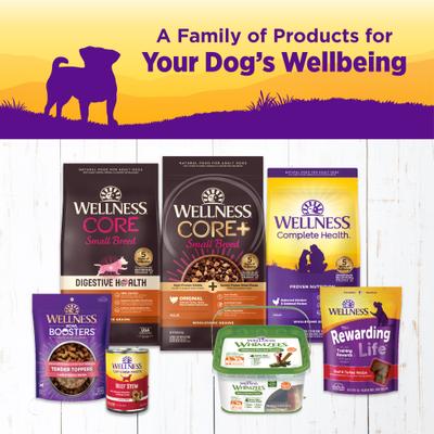 Show full view: Wellness Complete Health Petite Entrees Adult Small Breed Sampler Variety Pack Grain-Free Wet Dog Food, 3-oz cup, case of 6 slide 6 of 7