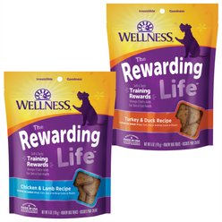 Wellness Rewarding Life Chicken & Lamb + Turkey & Duck Soft & Chewy Dog Treats