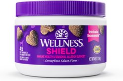Wellness Shield Immunity & Allergy Support Salmon Flavor Chew Supplements for Dogs, 45 count