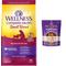 Show in main carousel: Wellness Small Breed Complete Health Adult Turkey & Oatmeal Recipe Dry Dog Food, 12-lb bag + Wellness CORE Bowl Boosters Bare Turkey Freeze-Dried Dog Food Mixer or Topper, 4-oz bag slide 1 of 9