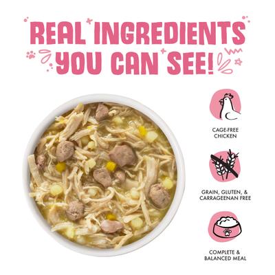 Show full view: Weruva Amazon Livin' with Chicken & Chicken Liver in Pumpkin Soup Grain-Free Canned Dog Food, 5.5-oz, case of 24 slide 4 of 12