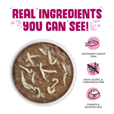 Show full view: Weruva Asian Fusion with Tuna & Shirasu Grain-Free Canned Cat Food, 5.5-oz, case of 24 slide 4 of 13