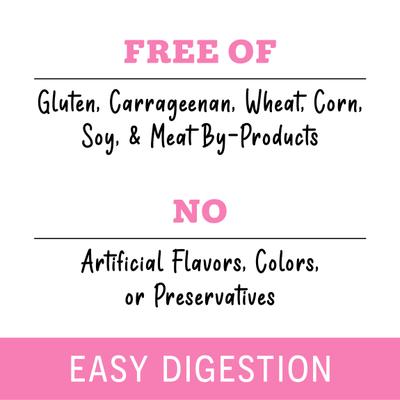 Show full view: Weruva Awesome Belly, Beef, White Rice & Pumpkin Recipe with Turmeric & Ginger Adult Gluten-Free Shredded Canned Wet Dog Food, 14-oz can, case of 10 slide 7 of 12