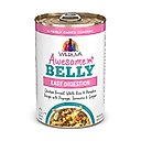 Weruva Awesome Belly, Chicken Breast, White Rice & Pumpkin Recipe with Papaya, Turmeric & Ginger Adult Gluten-Free Shredded Canned Wet Dog Food, 14-oz can, case of 10