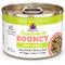 Show in main carousel: Weruva Awesome Bouncy, Chicken Breast & Riceberry Recipe with Veggies, Turmeric & Ginger Adult Gluten-Free Shredded Canned Wet Dog Food, 6-oz can, case of 8 slide 1 of 12